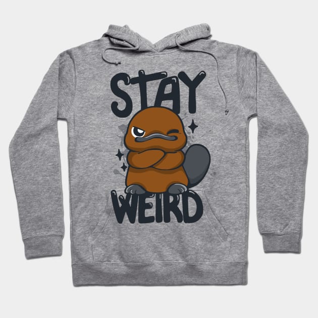 Stay Weird Hoodie by Vallina84